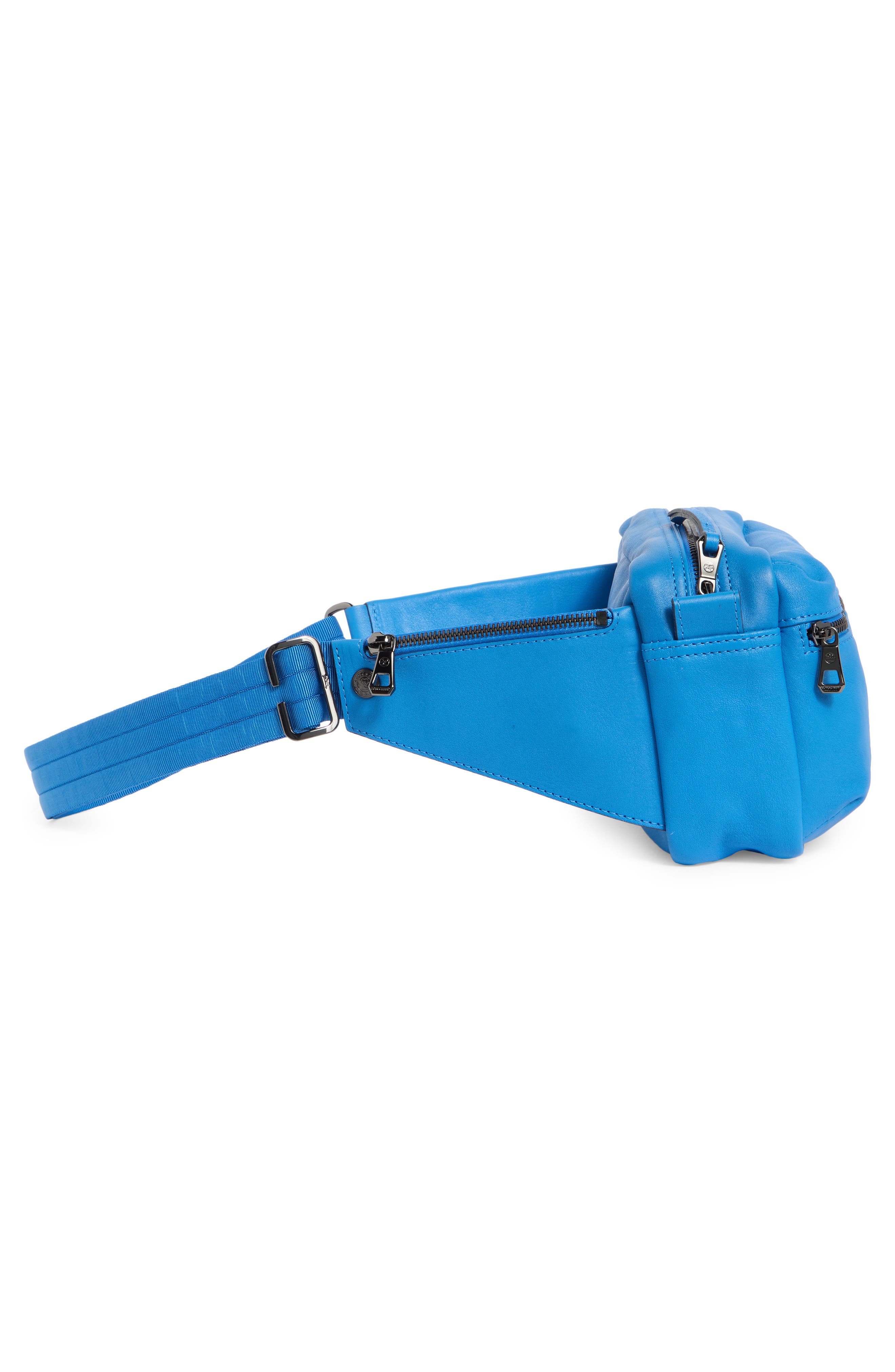 Longchamp 3D Leather Belt Bag, Alternate, color, Blue