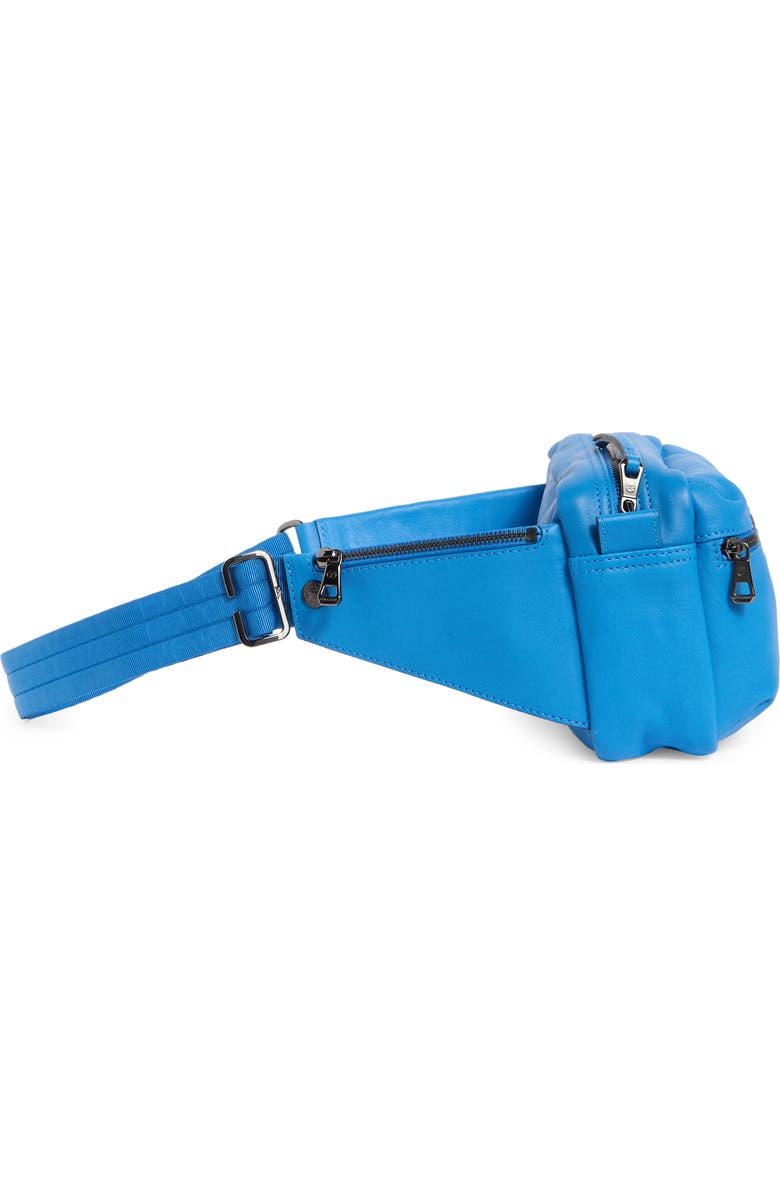 Longchamp 3D Leather Belt Bag, Alternate, color, Blue