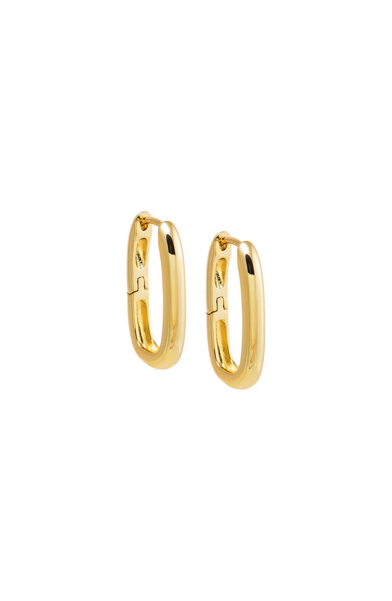 BY ADINA EDEN Solid Paperclip Hoop Earring, Main, color,