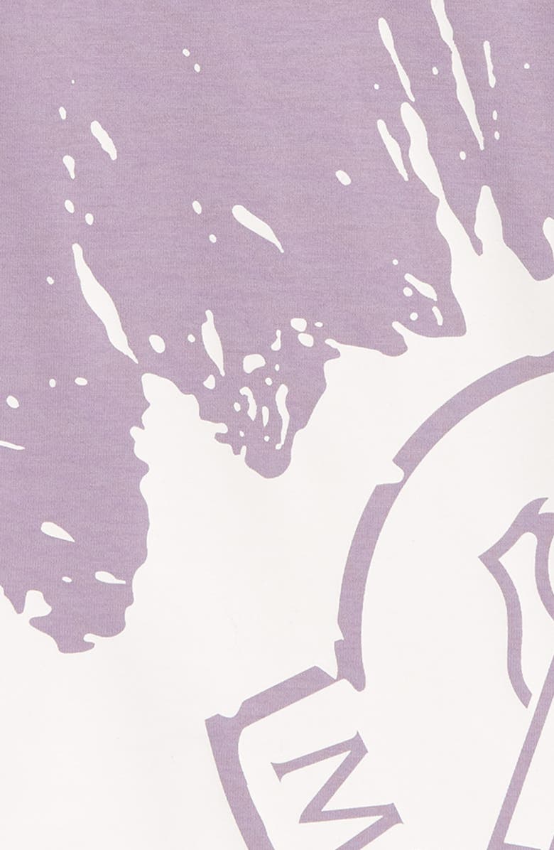 Moncler Kids' Splatter Logo Cotton Graphic Tee, Alternate, color, 