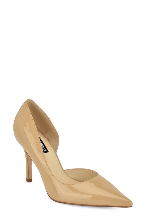 Grezza Pointed Toe Half d'Orsay Pump