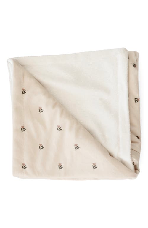 Saranoni Minky Hooded Towel In Pink