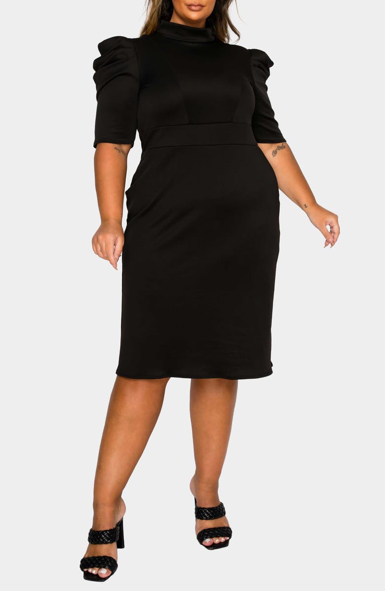 L I V D Astra Sheath Dress, Alternate, color, Black