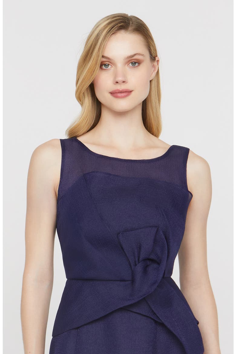 Hedi Organza A-Line Cocktail Dress, Alternate, color, TWILIGHT
