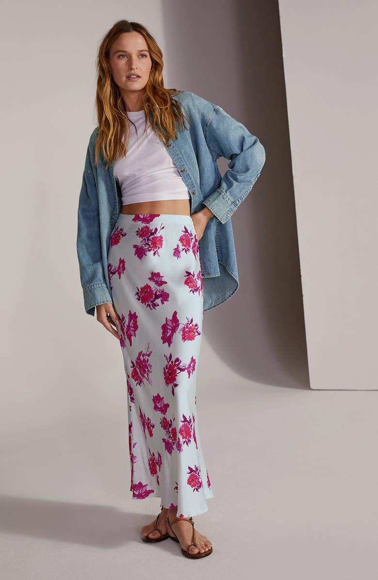 Favorite Daughter Favorite Floral Bias Skirt, Alternate, color, 