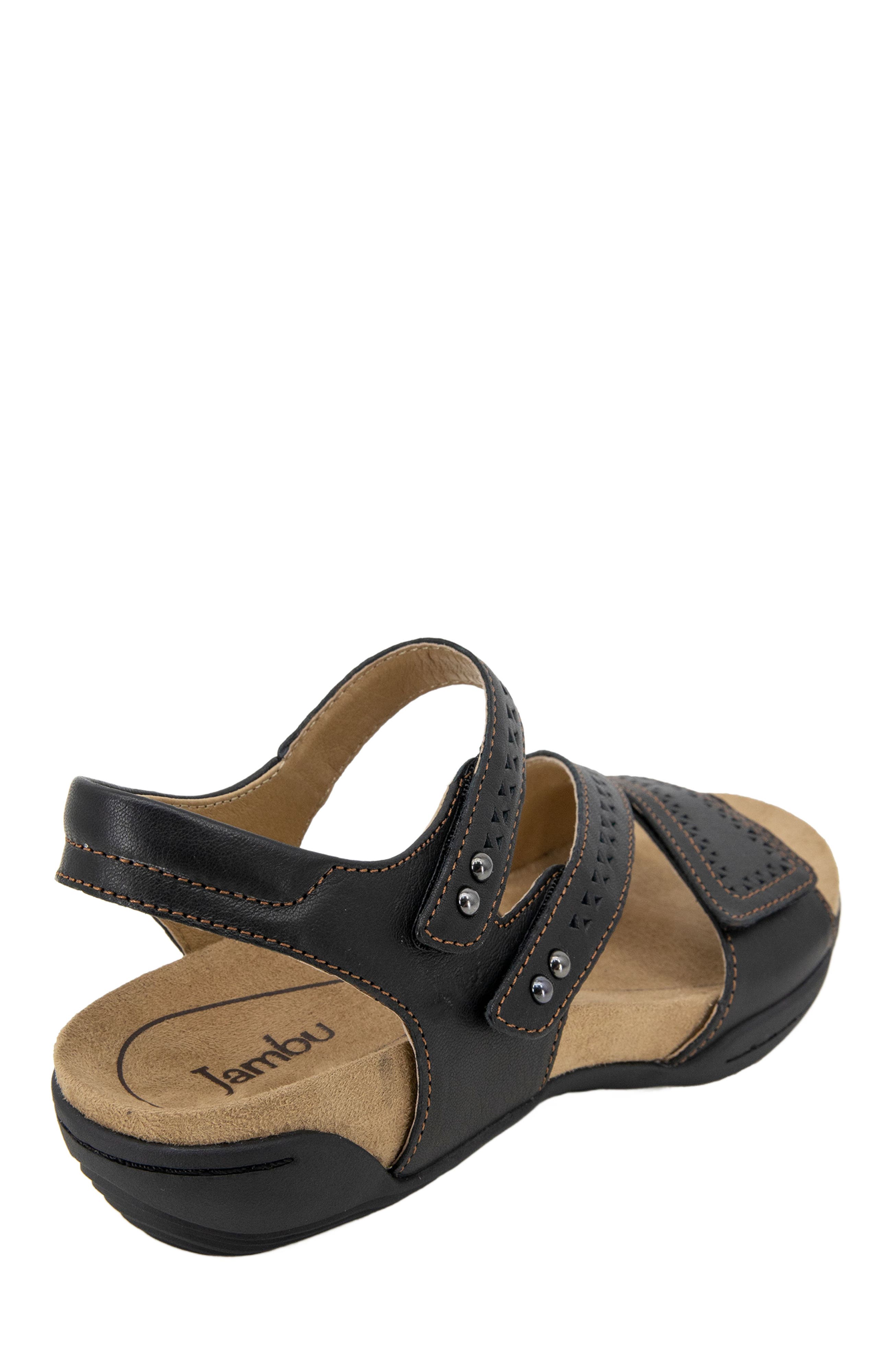 Makayla Casual Flat Sandal, Alternate, color, BLACK
