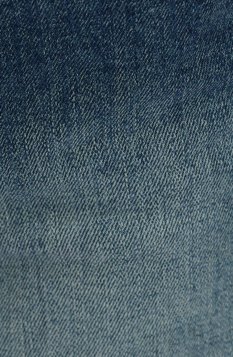 Bayeas High Waist Denim Shorts, Alternate, color, Amy Blue