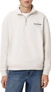AllSaints Underground Oversize Half Zip Pullover