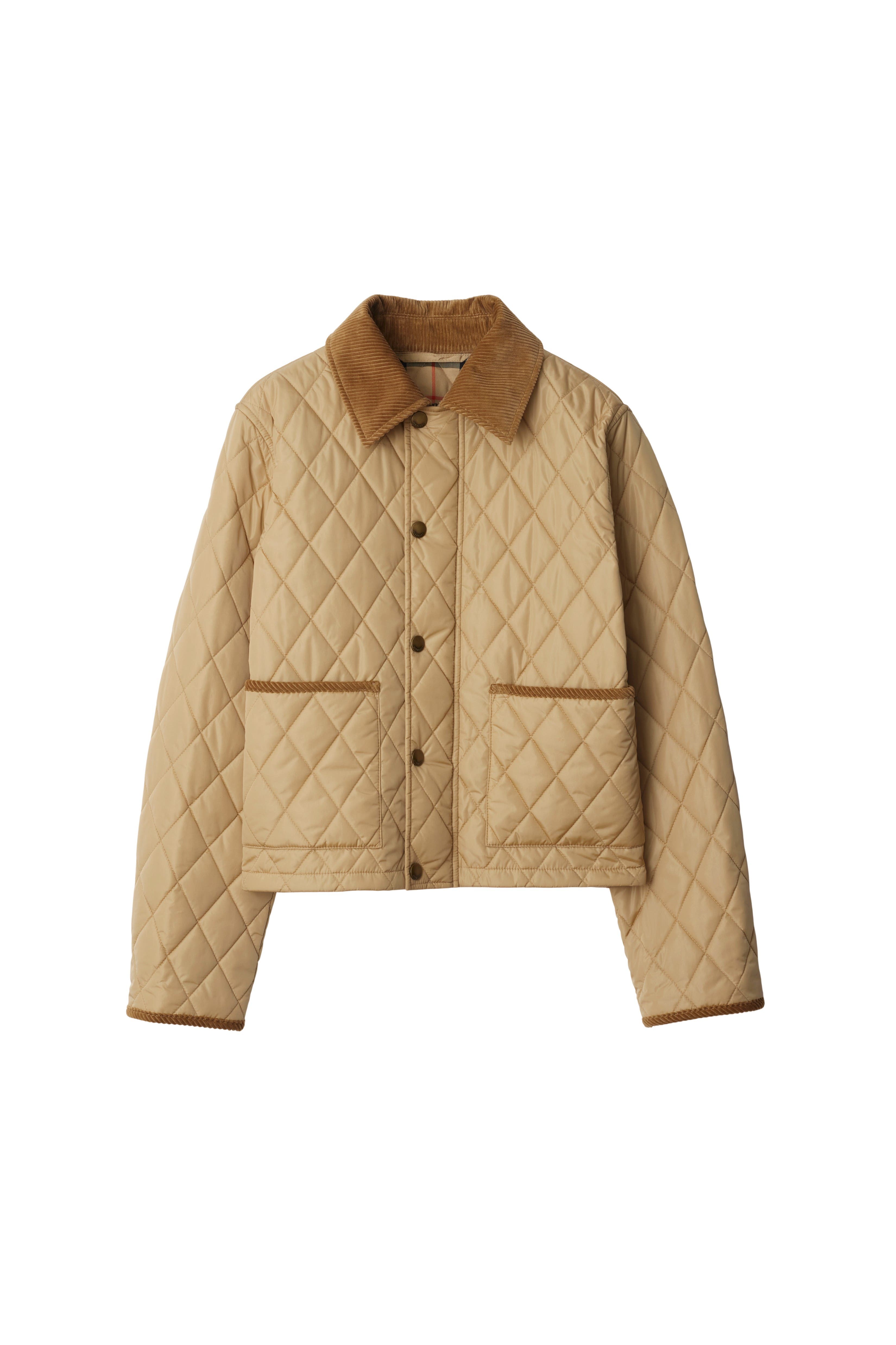 Cropped Quilted Nylon Jacket - image 2