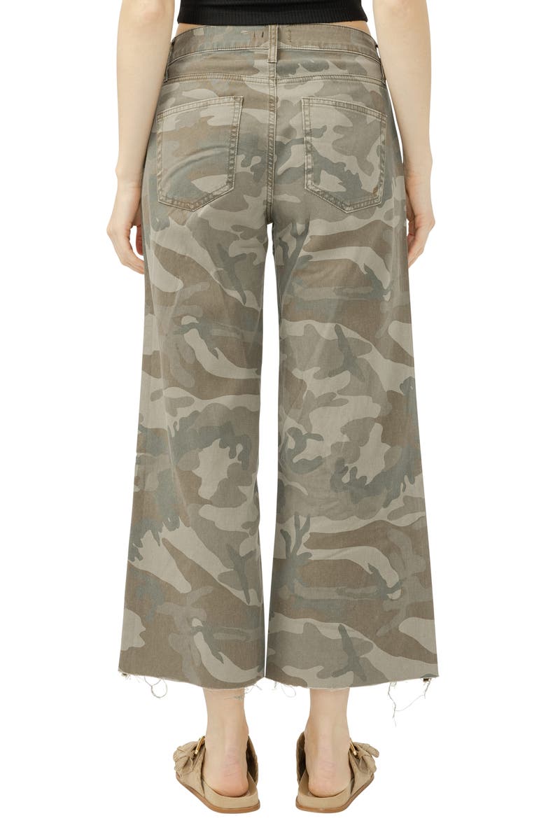 Silver Jeans Co. Suki Ankle Wide Leg Jeans, Alternate, color, Camo