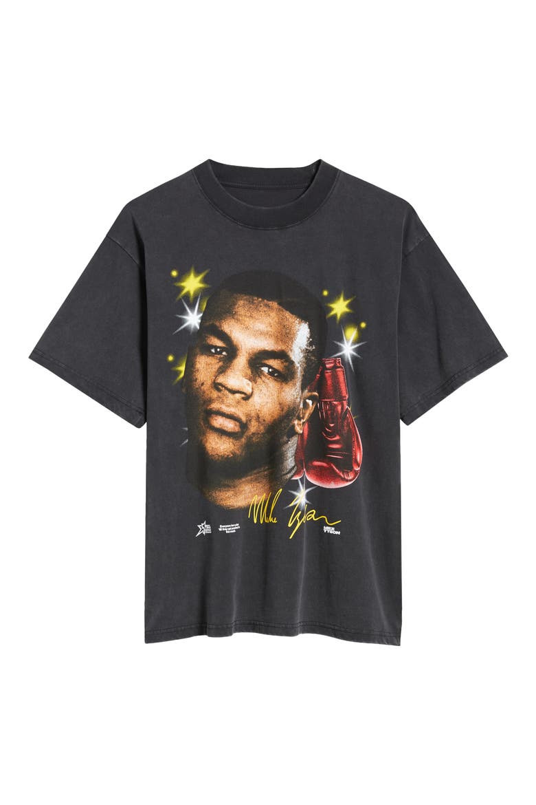 Tyson Gloves Cotton Graphic T-Shirt, Alternate, color, WASHED BLACK