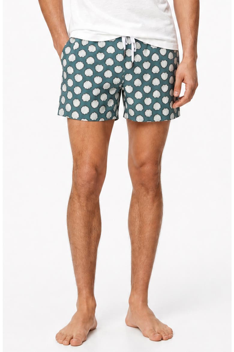 Stretch Volley Swim Trunks, Main, color, IVY MULTI