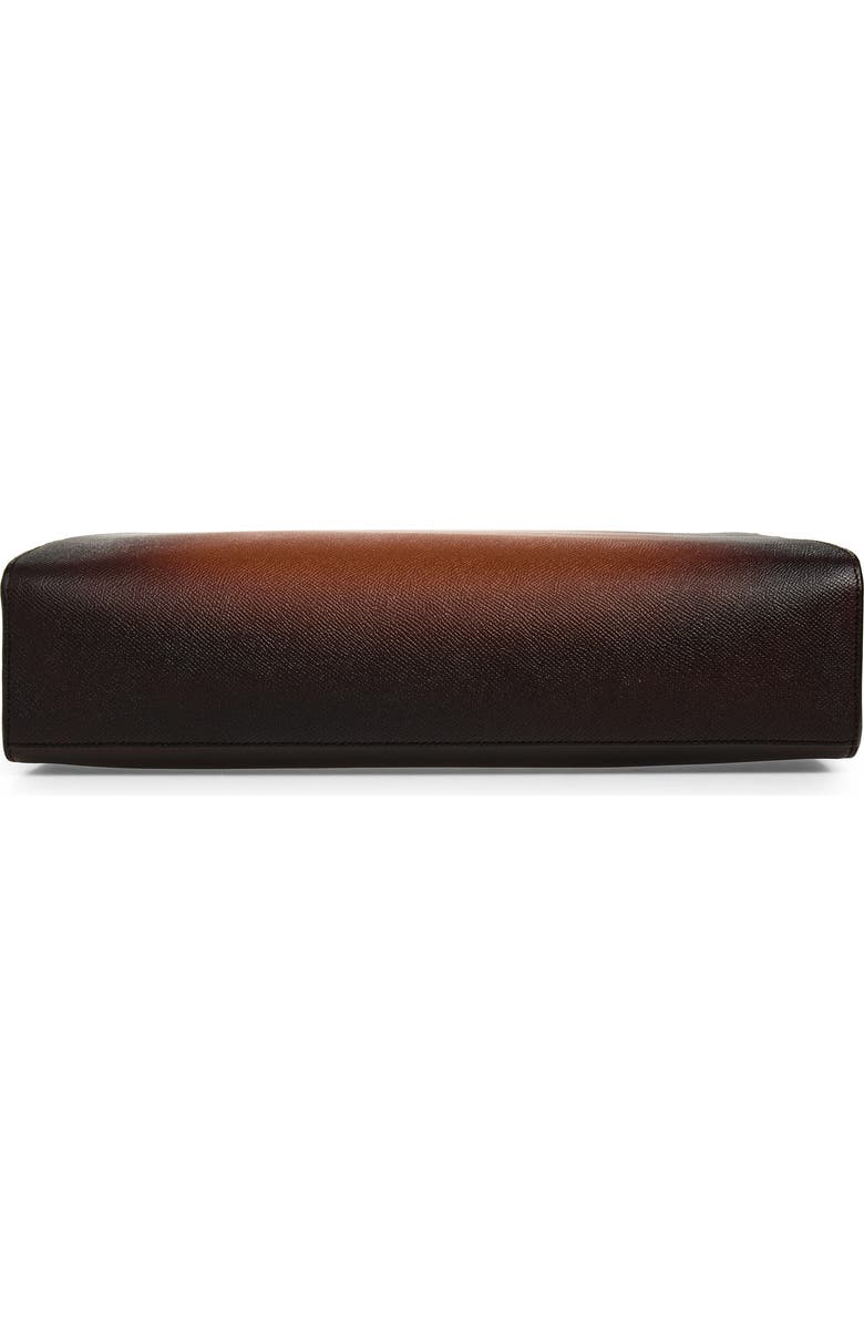 FERRAGAMO Trading Gancio Leather Tote, Alternate, color, New Cognac Testa Di Moro Dark