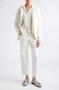 Eleventy Virgin Wool Blend Jacket with Hooded Bib