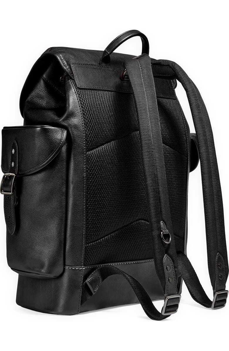 COACH Hitch Sport Calf Leather Backpack, Alternate, color,