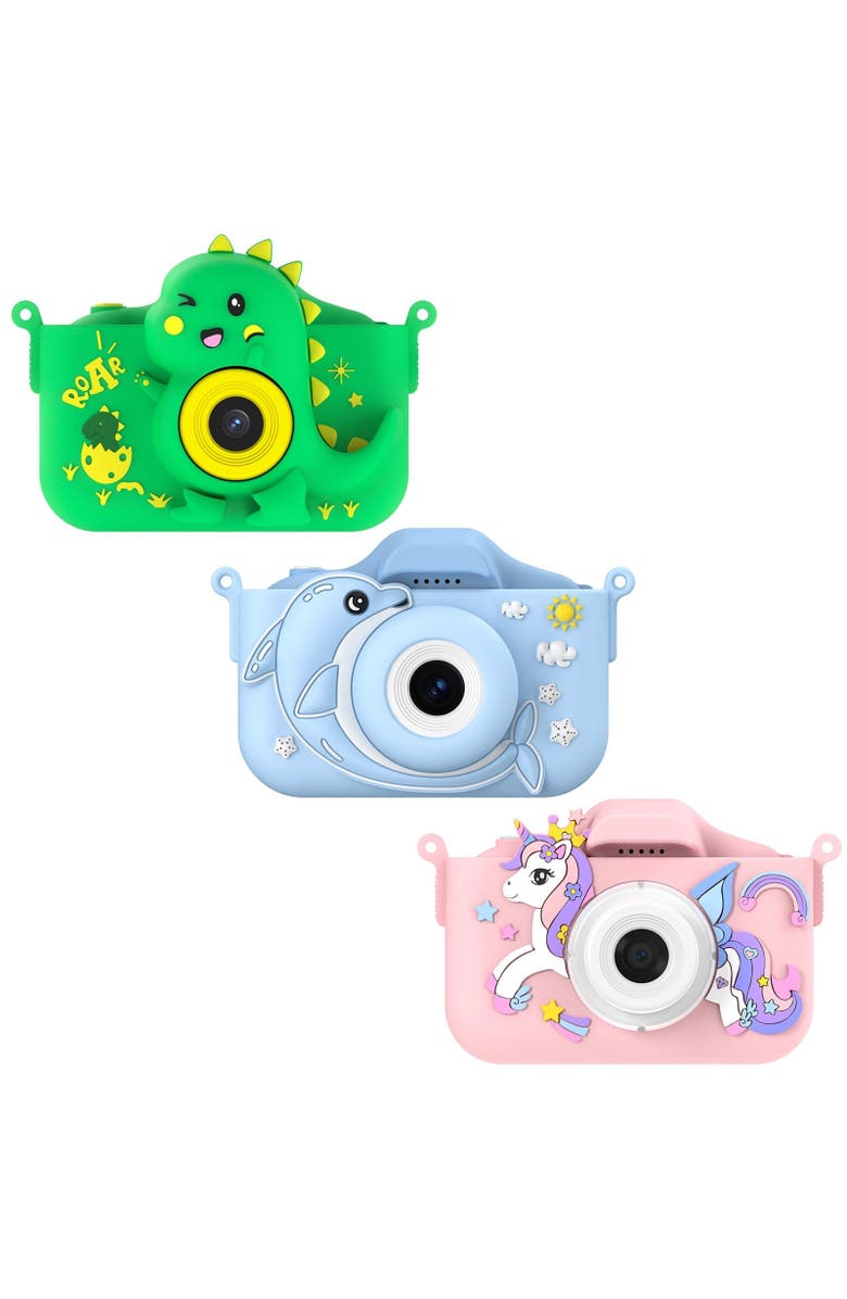 CONTIXO HD Digital Kids Camera, Alternate, color, Green Dinosaur