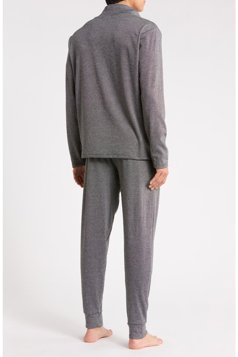 Hoodie & Joggers Set, Alternate, color, BLACK