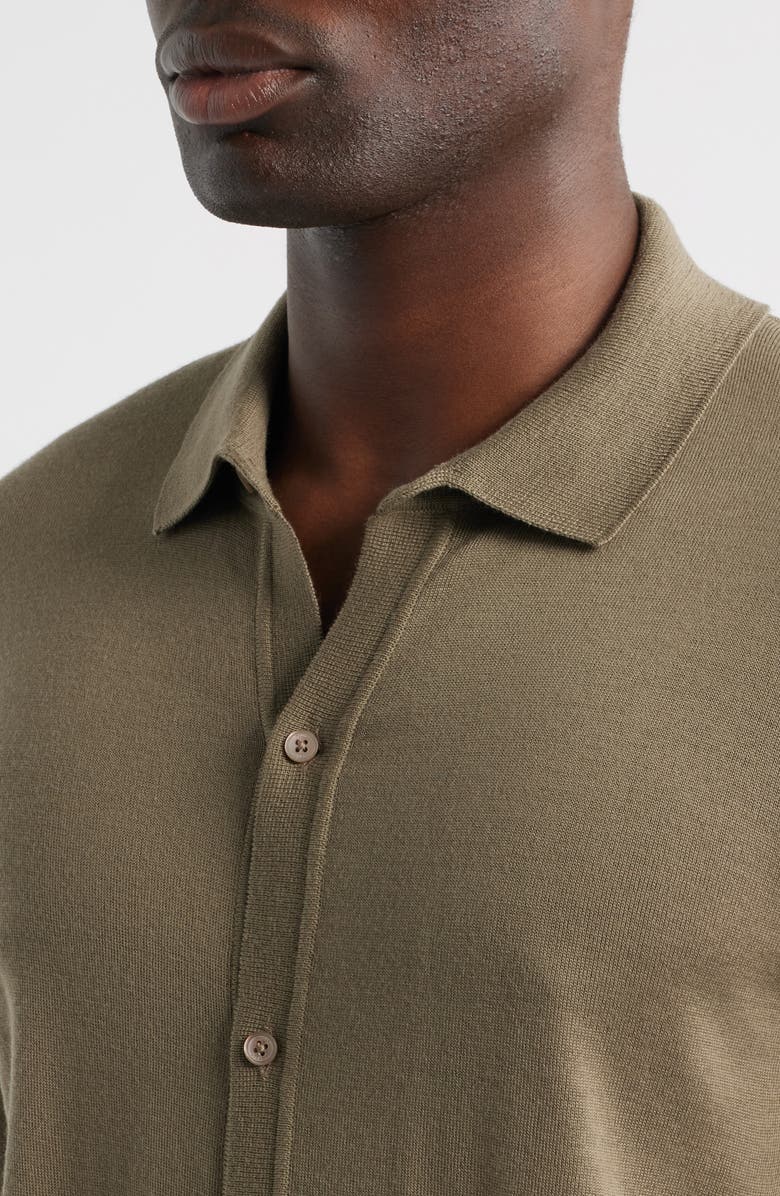 BOSS Helbert Wool Cardigan, Alternate, color, Green