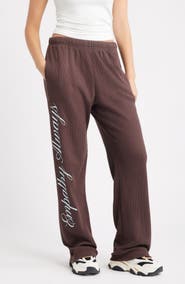 THE MAYFAIR GROUP Empathy Always Waffle Knit Pants