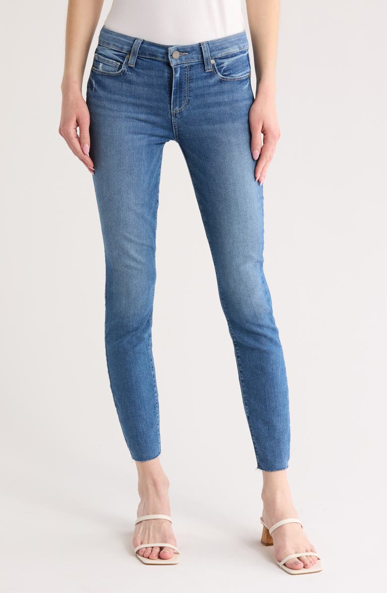 PAIGE Verdugo Raw Ankle Skinny Jeans, Main, color, 