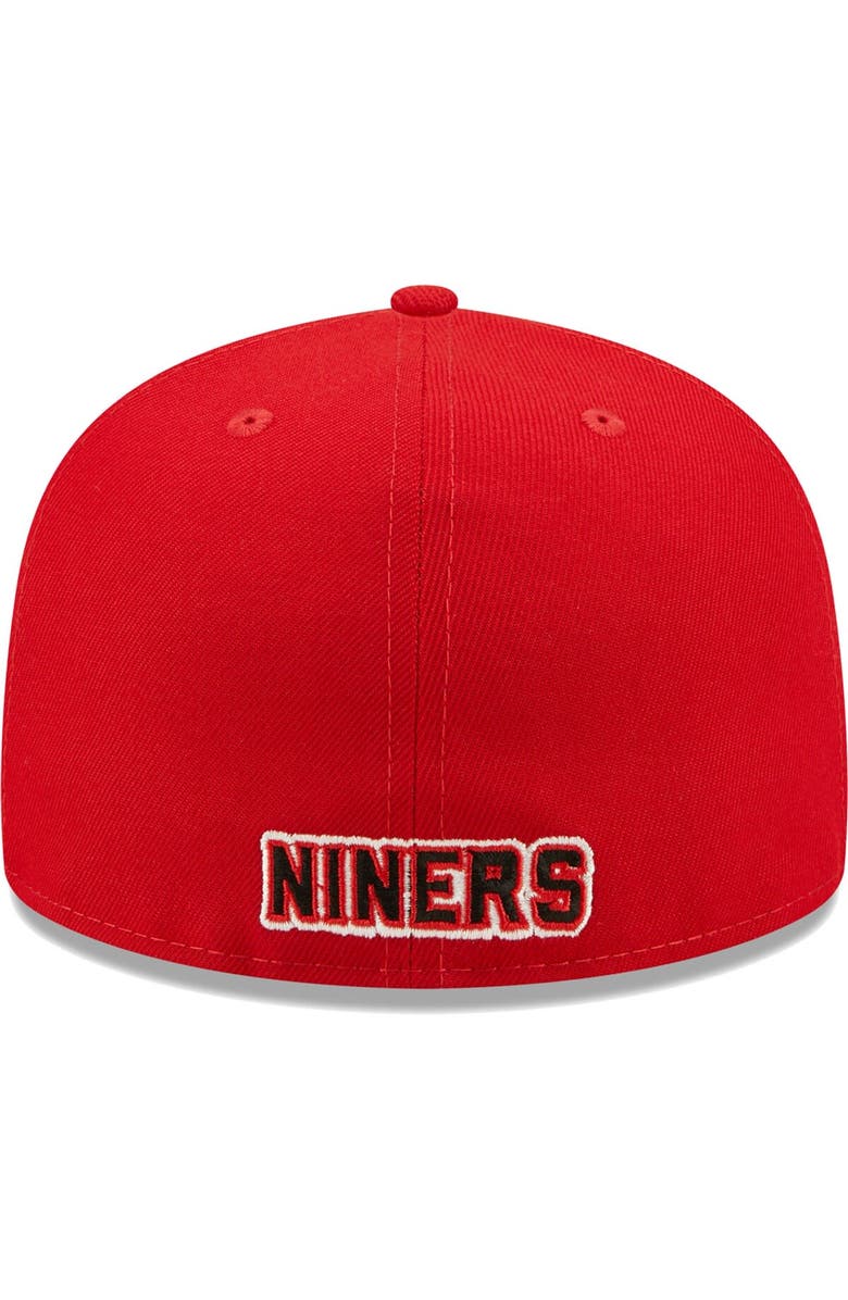 New Era Men's New Era Scarlet San Francisco 49ers Flawless 59FIFTY Fitted Hat, Alternate, color, Scarlet