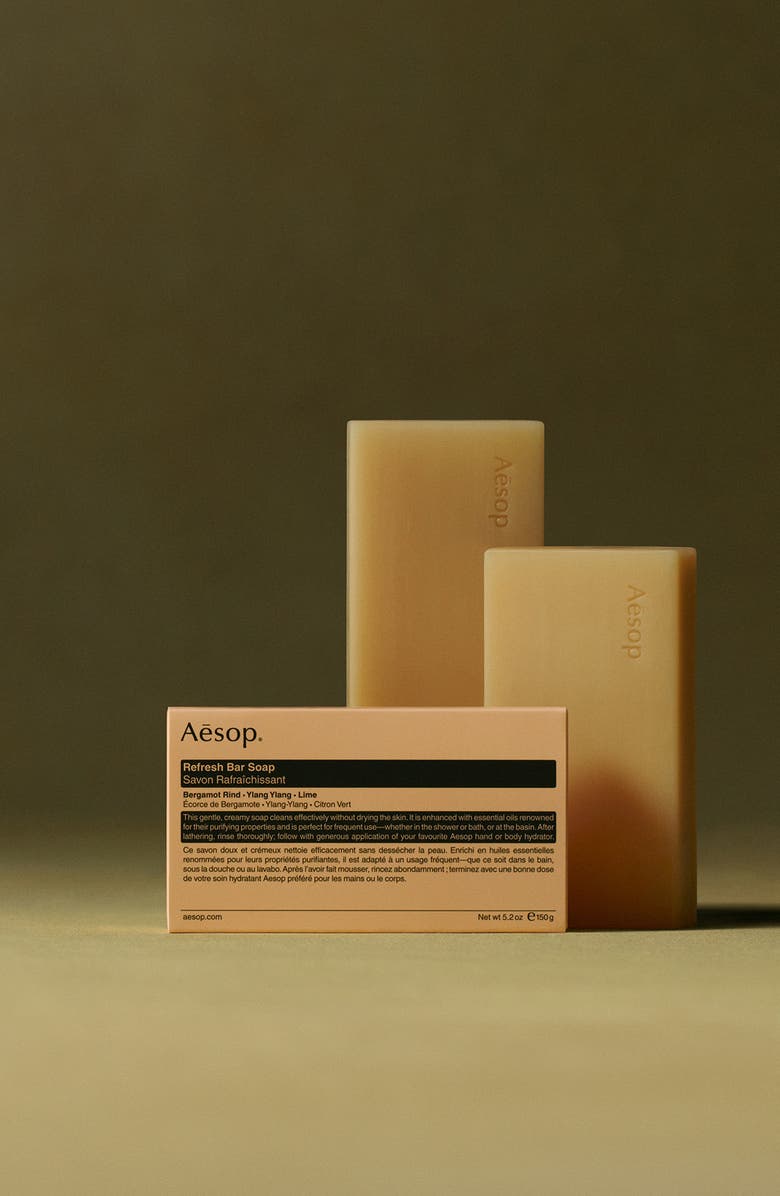 Aesop Refresh Bar Soap, Alternate, color, 