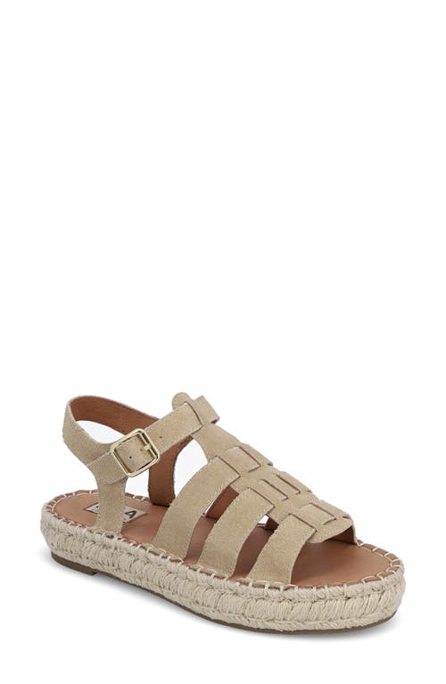 Mia Danette Platform Gladiator Sandal In Natural
