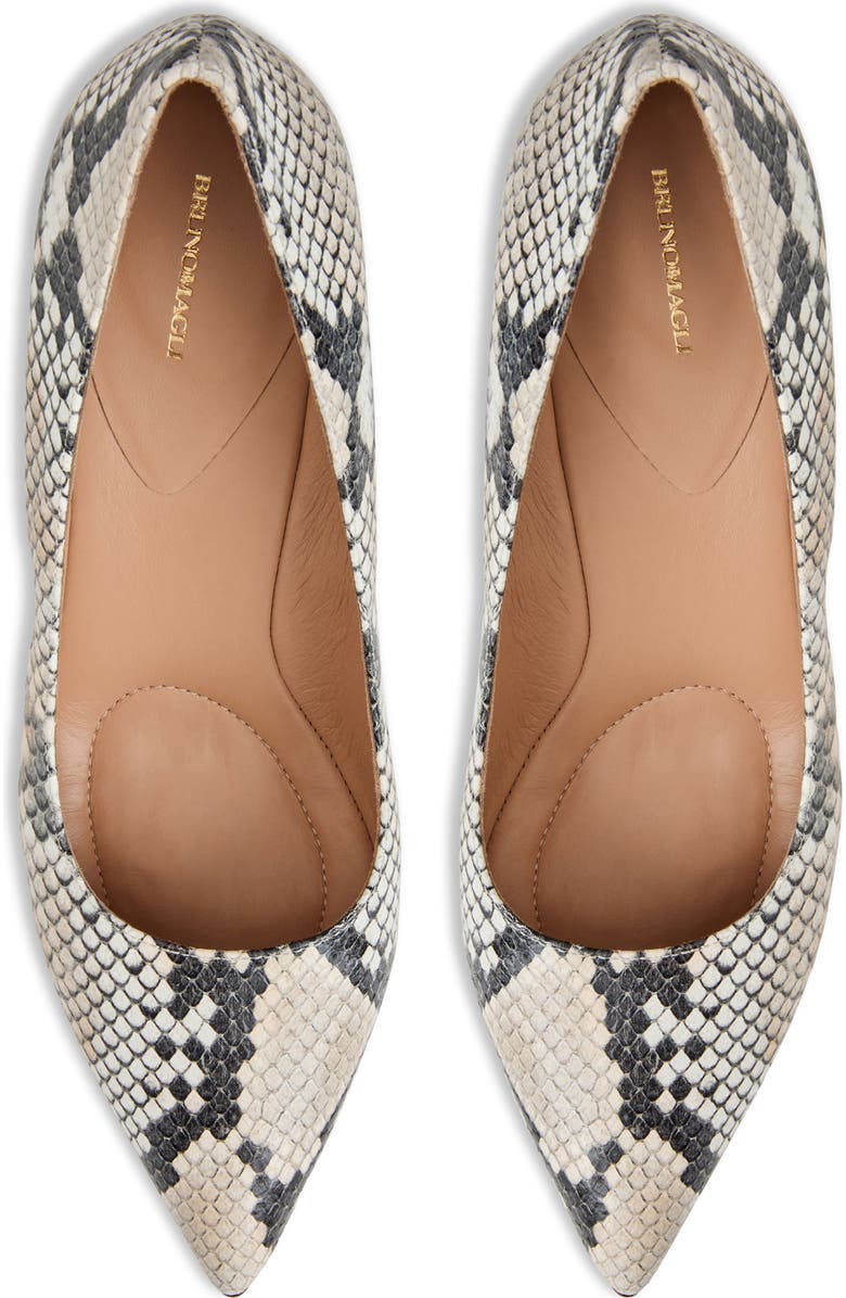 Bruno Magli Tara Snakeskin Embossed Pump, Alternate, color,