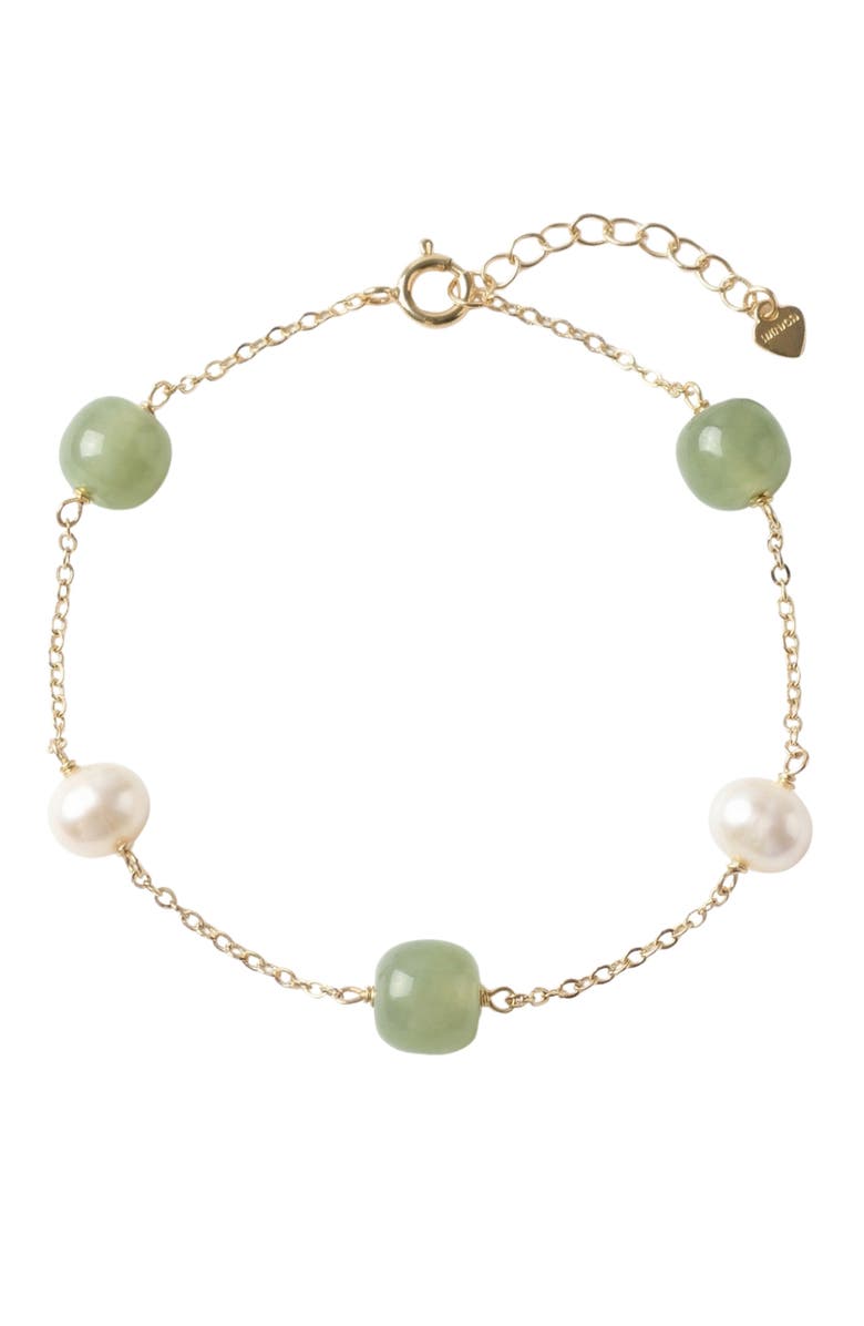 seree Olivia Jade pearl bracelet, Main, color, 