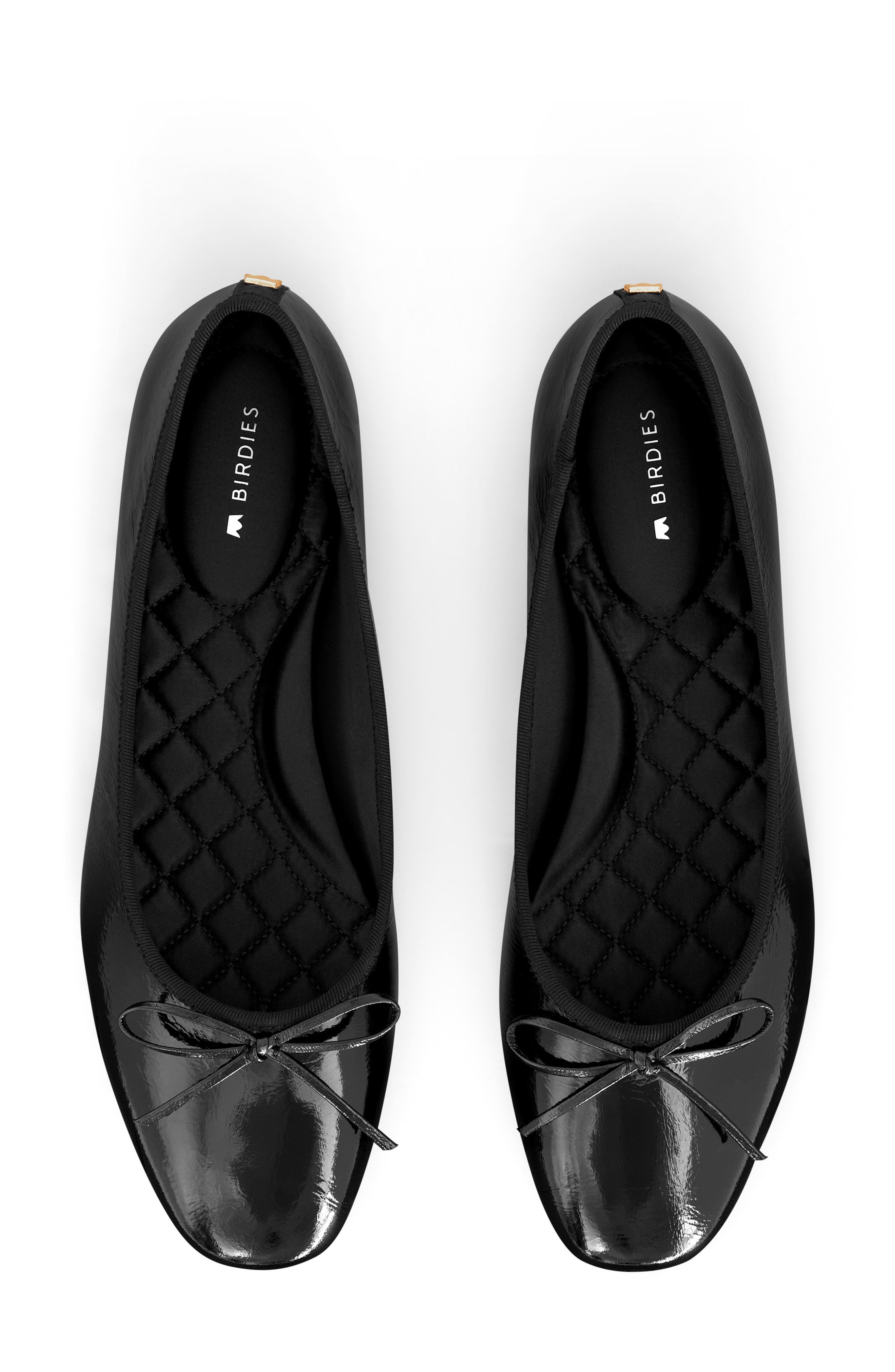 The Songbird Flat Patent Leather, Alternate, color, BLACK PATENT LEATHER