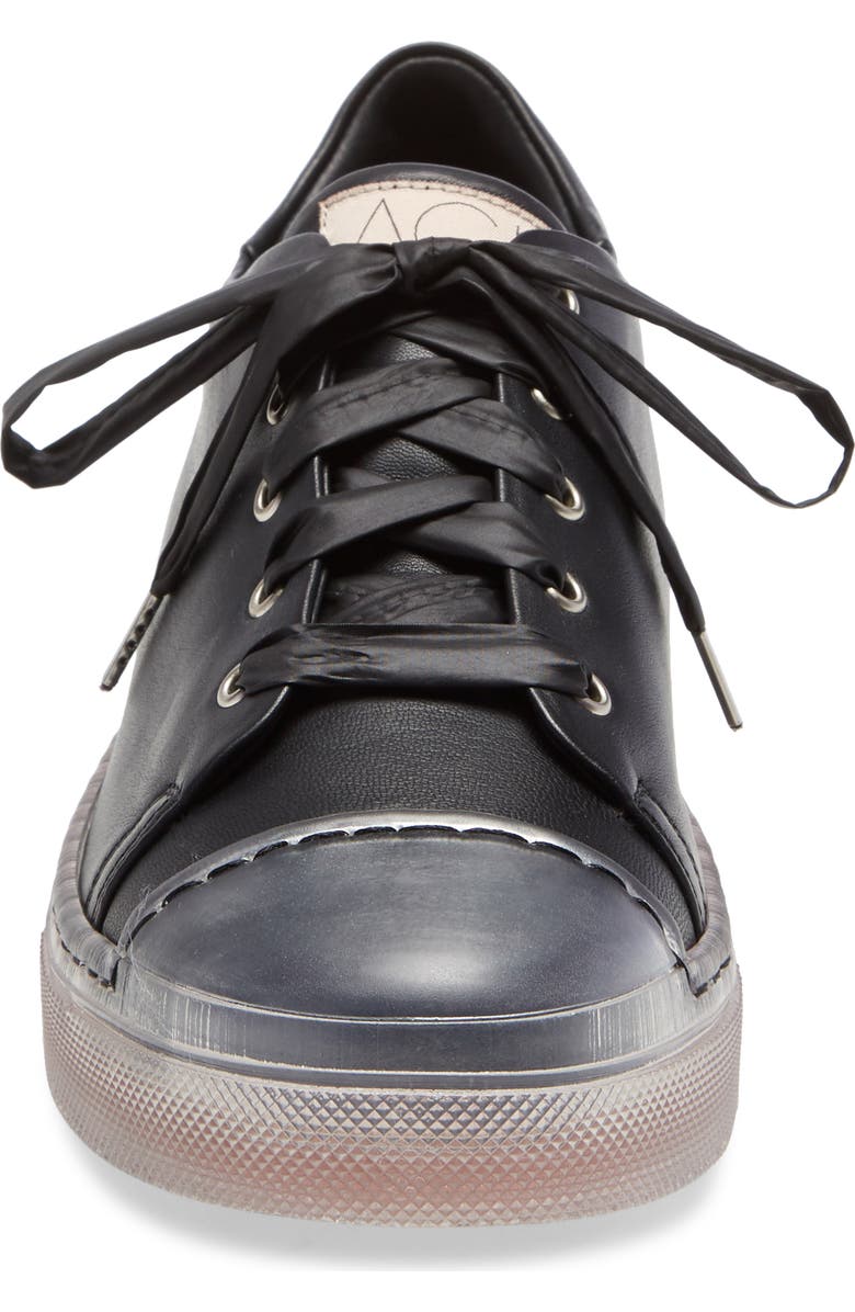 AGL Clear Sole Leather Sneaker, Alternate, color,