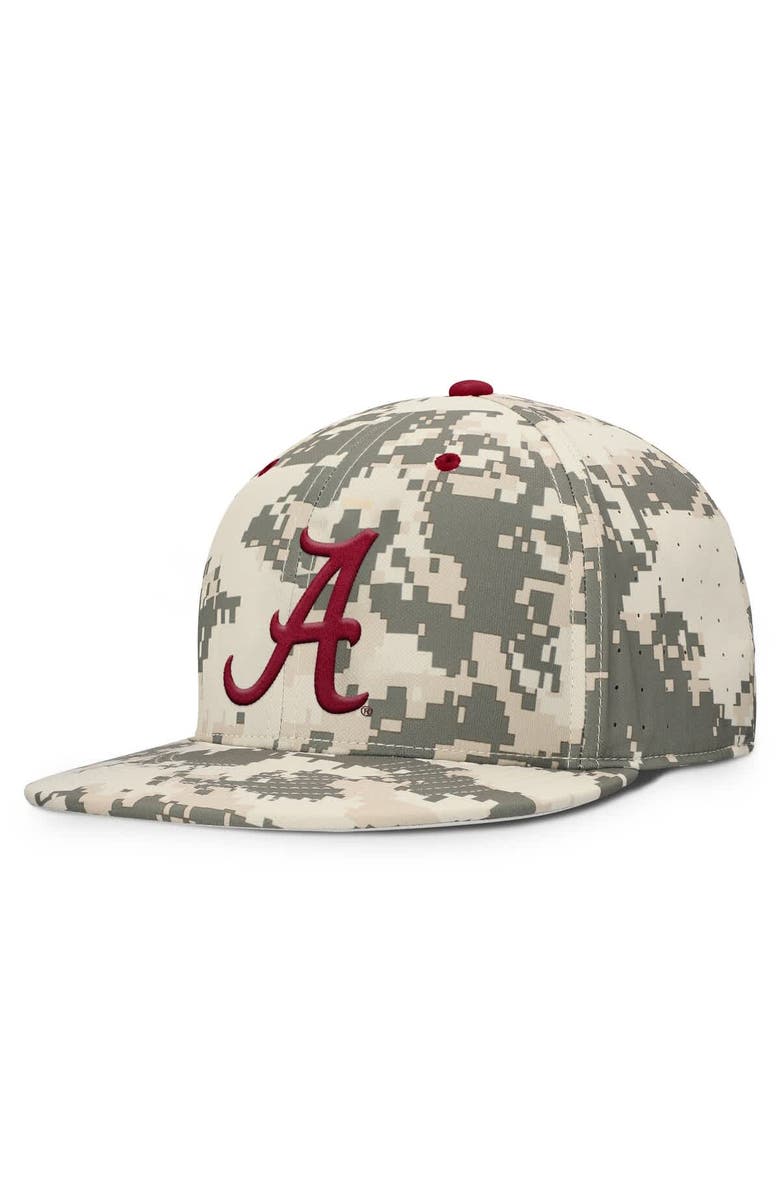 Nike Men's Nike Digital Camo Alabama Crimson Tide 2025 Dugout True Performance Fitted Hat, Main, color, Camo