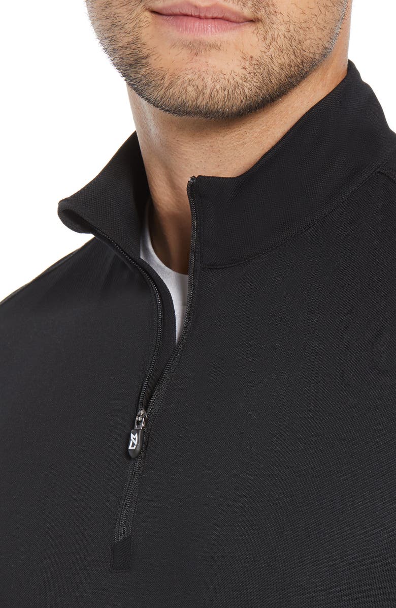 Cutter & Buck Advantage Regular Fit DryTec Mock Neck Pullover, Alternate, color, 