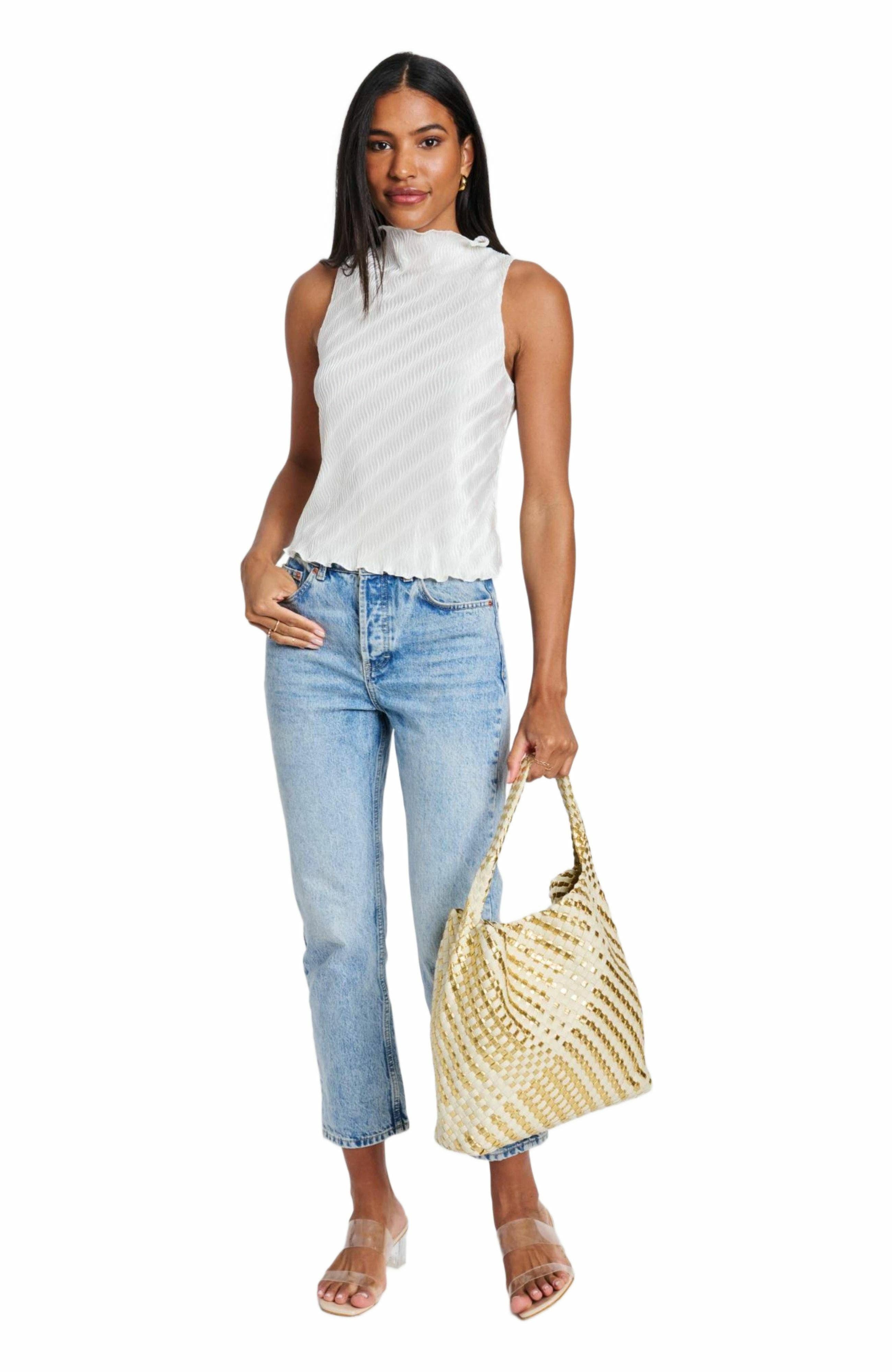 Ellery Hobo, Alternate, color, Gold Ivory