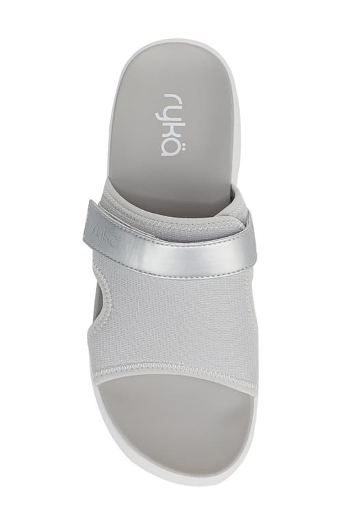 Ryka Women's Brilliant Sport Slide Sandals In Oyster Grey