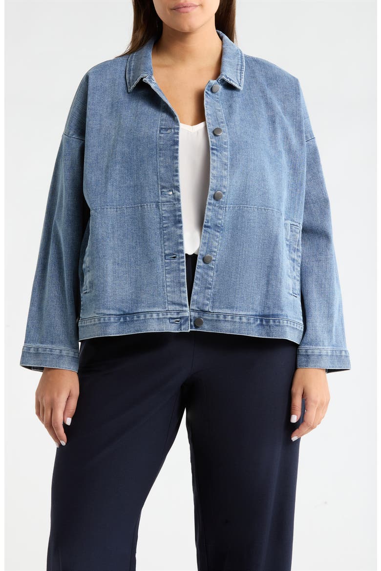 Denim Jacket, Main, color, CLASSIC INDIGO