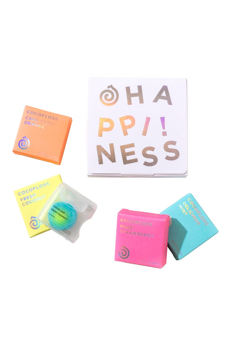 Cocofloss 4-Pack Happiness Set, Main, color, NO COLOR
