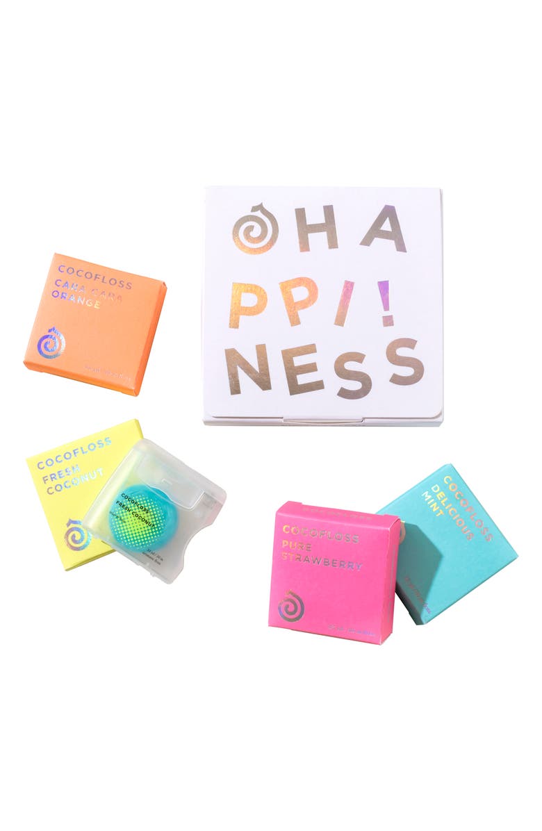 COCOLAB Cocofloss 4-Pack Happiness Set, Main, color, 