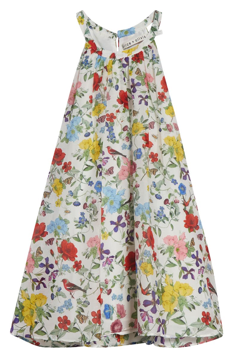 Alice + Olivia Erna Cotton & Silk Top, Alternate, color, Dollhouse