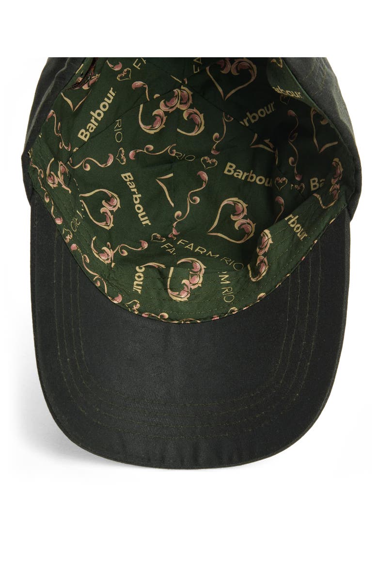 x Farm Rio Alice Baseball Cap, Alternate, color, FERN/GREEN HEART