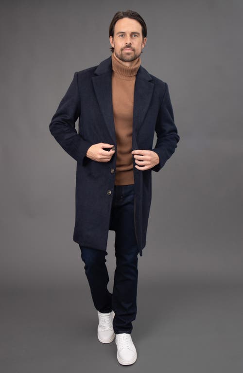 Bagatelle Felted Topcoat In Blue