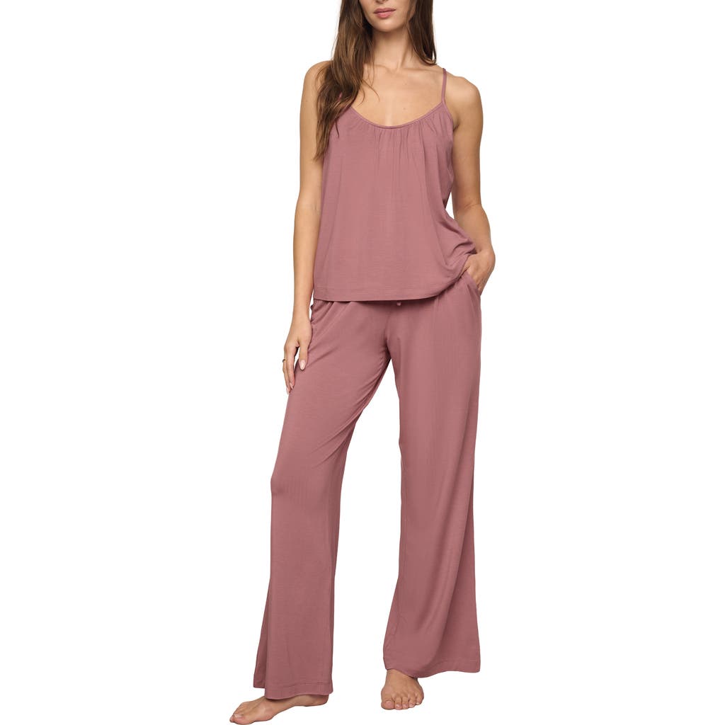 Eberjey Giselle Cami & Pants Pajama Set In Animal Print