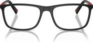 Prada Linea Rossa 57mm Rectangular Optical Glasses