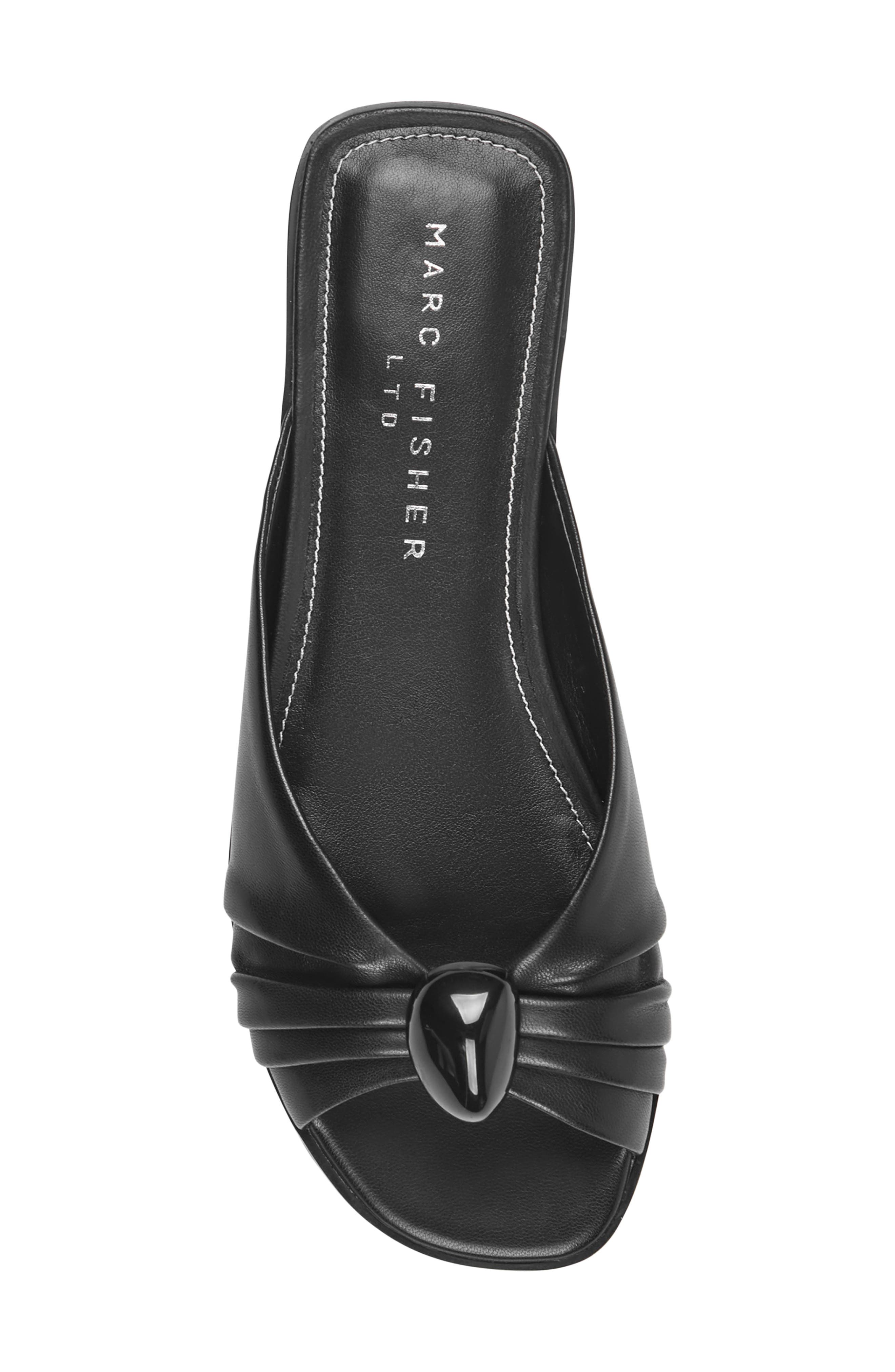Marc Fisher LTD Dalani Slide Sandal, Alternate, color, Black