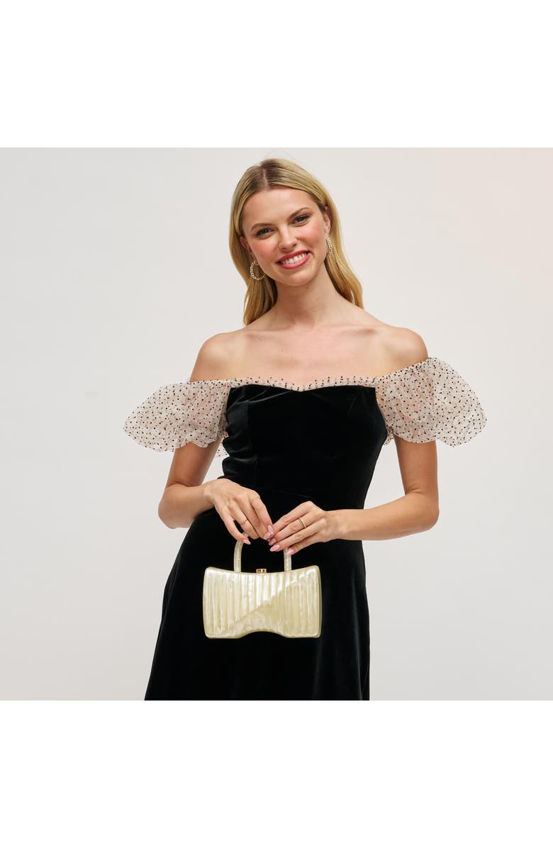 URBAN EXPRESSIONS HANDBAGS Julie Evening Bag, Alternate, color, Ivory