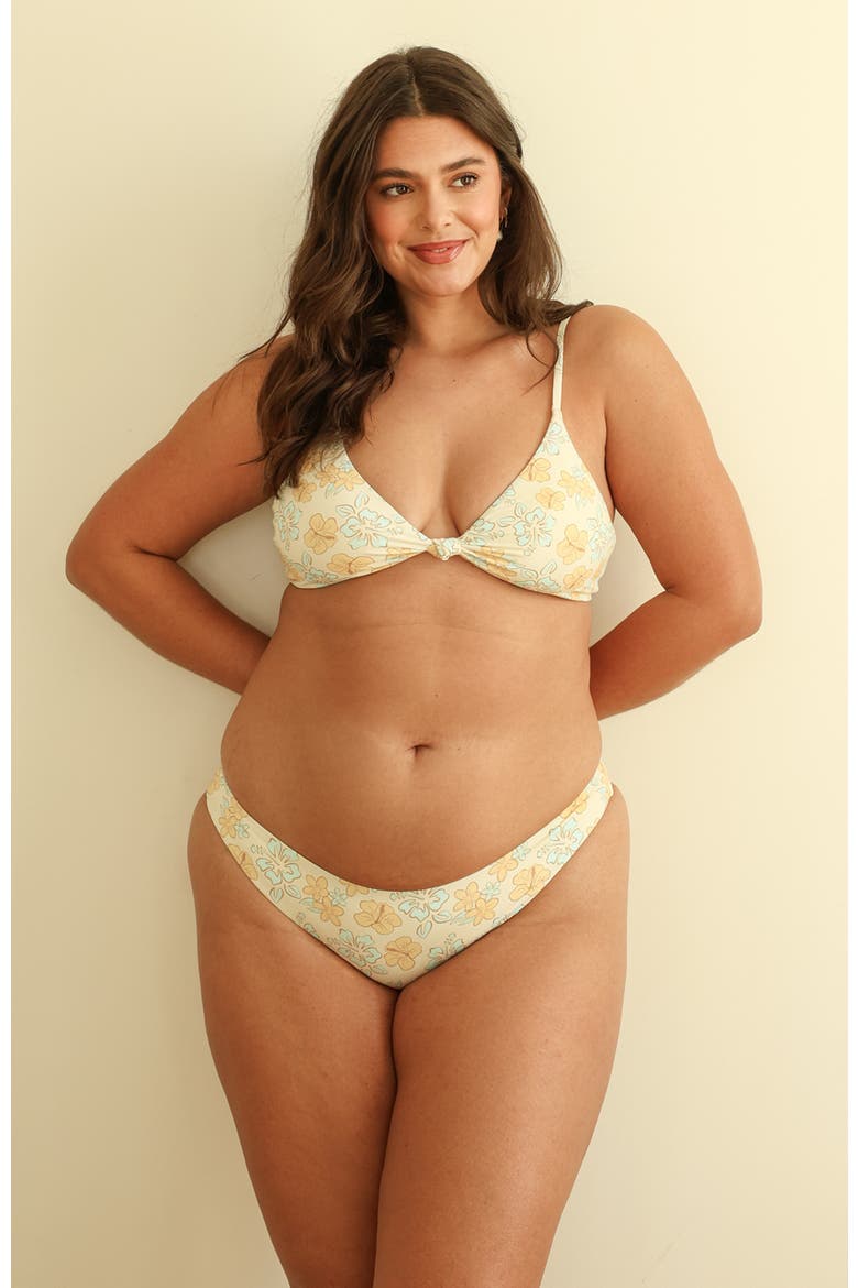 Nocturnal Cheeky Bikini Bottom, Alternate, color, Bahama Mama