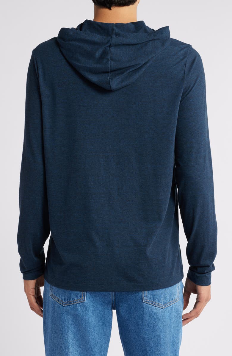 Threads 4 Thought Cabin Camping Long Sleeve Hooded Graphic T-Shirt, Alternate, color, 