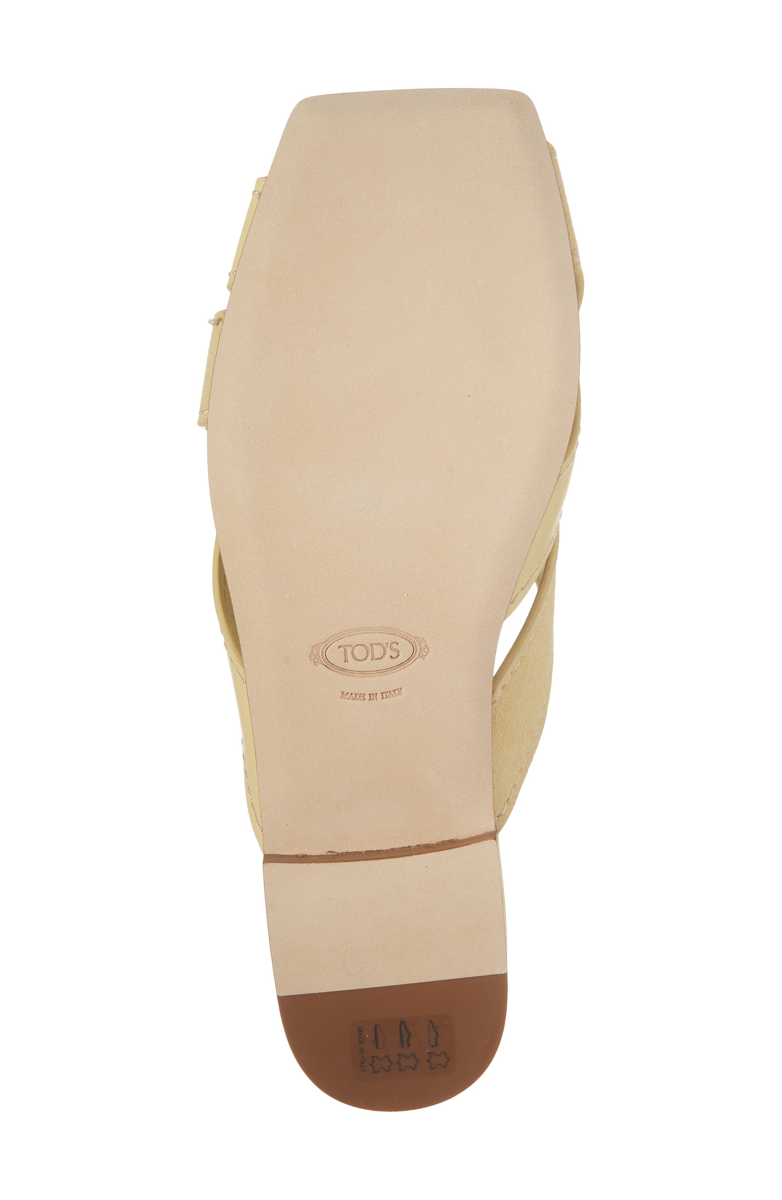 Tod's T-Bands Flat Sandal, Alternate, color, Flan