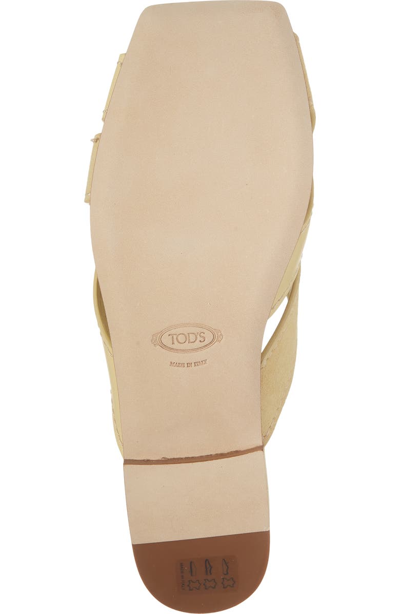 Tod's T-Bands Flat Sandal, Alternate, color, Flan