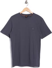 BOSS Tales Logo Patch Cotton T-Shirt